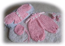 Pink Bubble Suit Ensemble